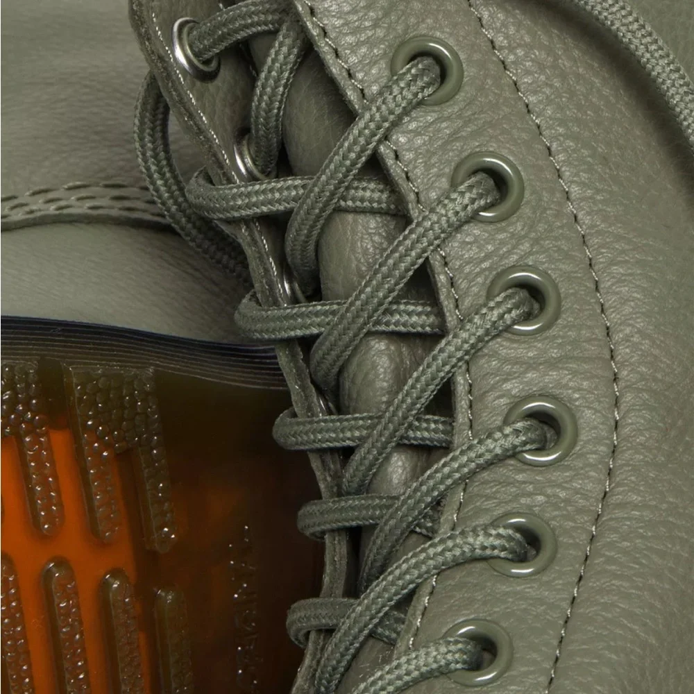 Dr. Martens Olive Combat Boots - Picture 2 of 11